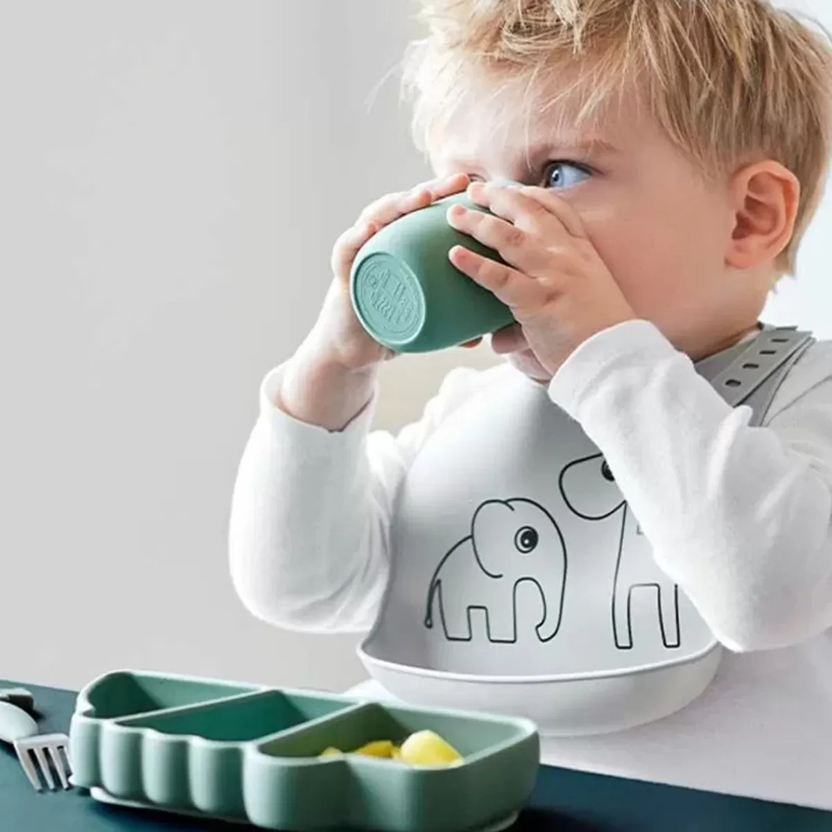 Drinkbekers-Done by Deer Antilslip Siliconen Mok Groen