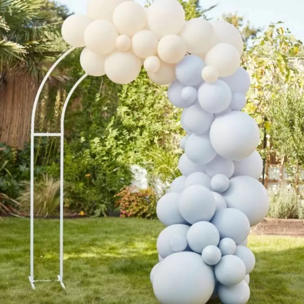 Ballonnenbogen-Ginger Ray Ballonnenboog Blue & Cream