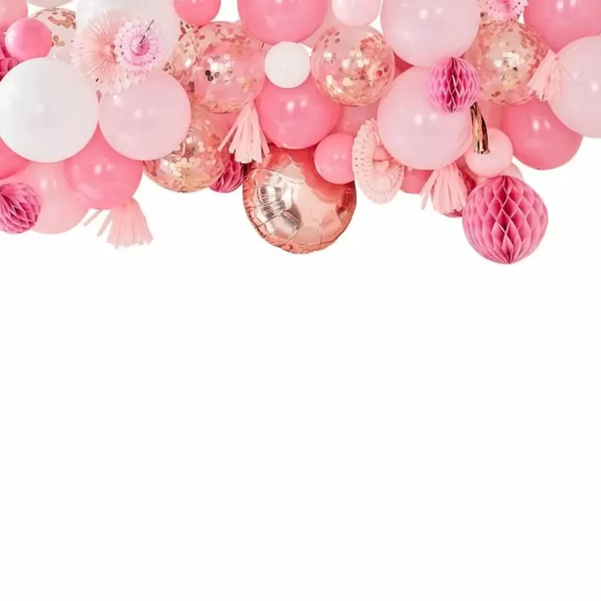 Ballonnenbogen-Ginger Ray Ballonnenboog Met Decoratie Roze Mix It Up