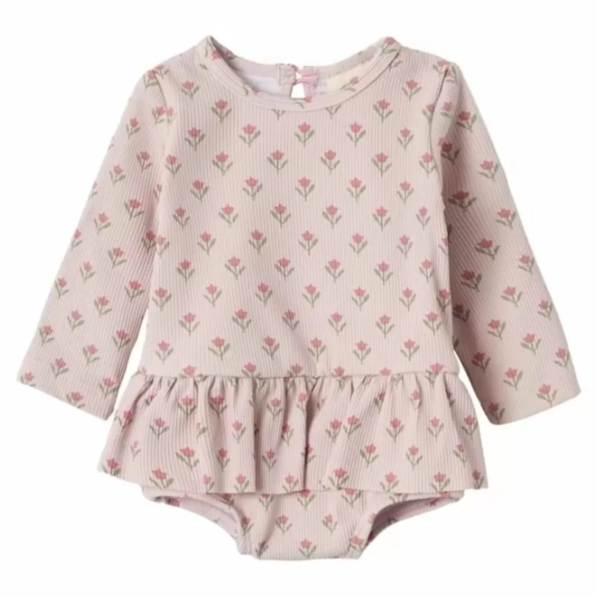 Zwemkleding-Lil' Atelier Bestel Nu Het Lil' Atelier Badpak Met Lange Mouwen In Farley Violet Ice
