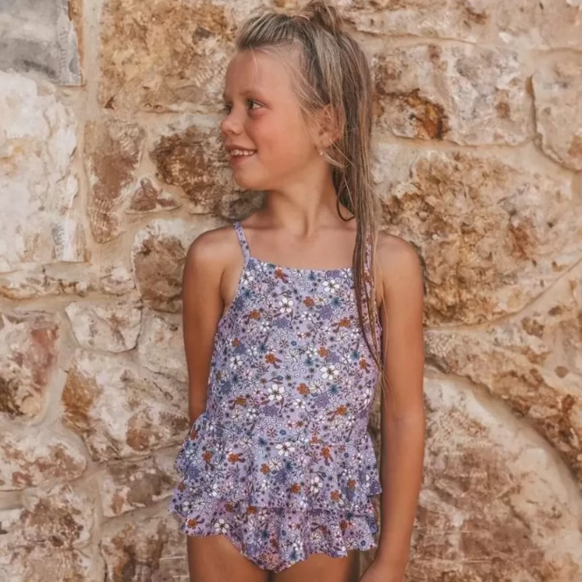 Zwemkleding-Salted Stories Bestel Nu Het Badpak Sanna In Fleur Chalk Violet!