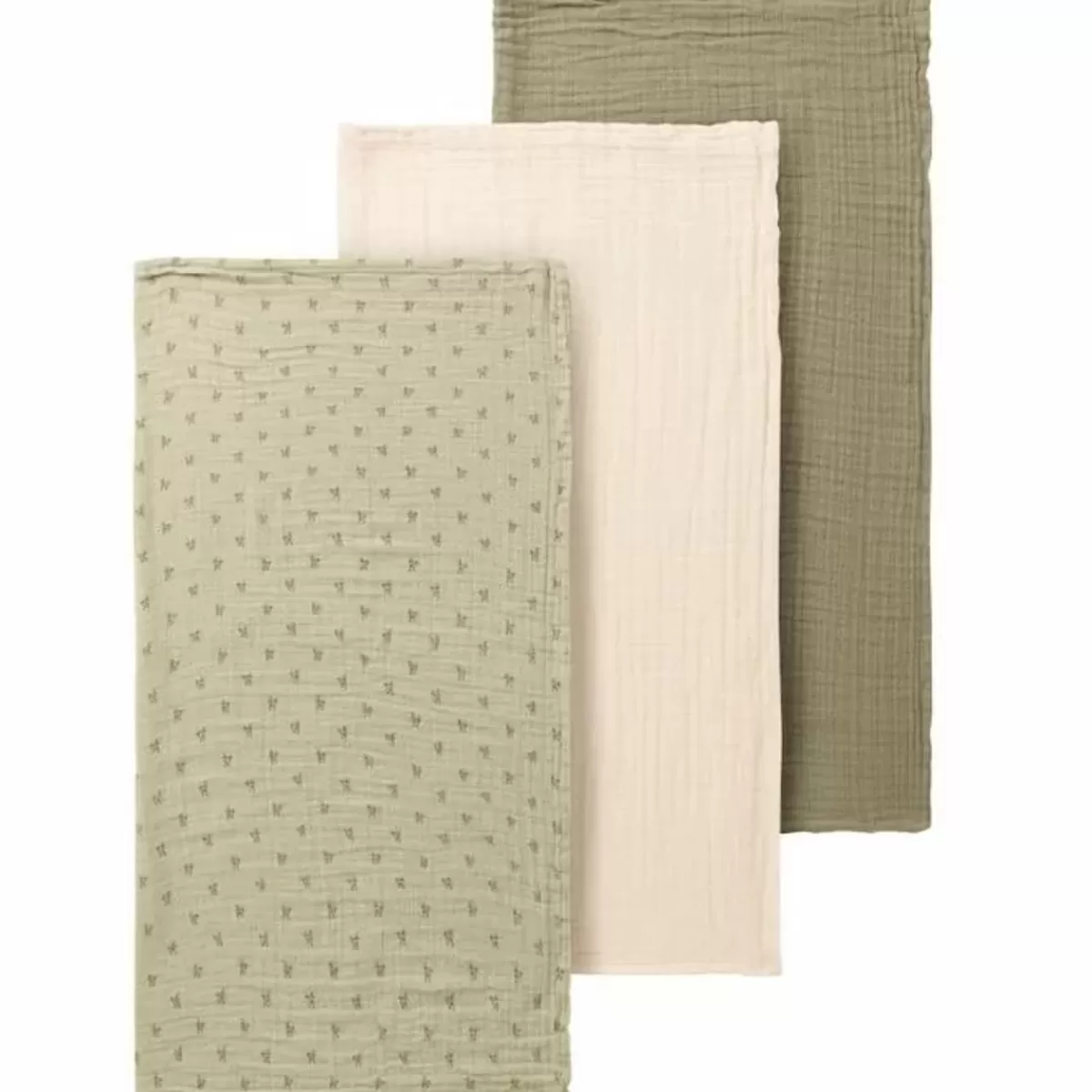 Hydrofiele Doeken-Lil' Atelier Bestel Nu Lil' Atelier Hydrofiele Doeken Moss Gray (3St) - Ideaal Voor Elke Gelegenheid