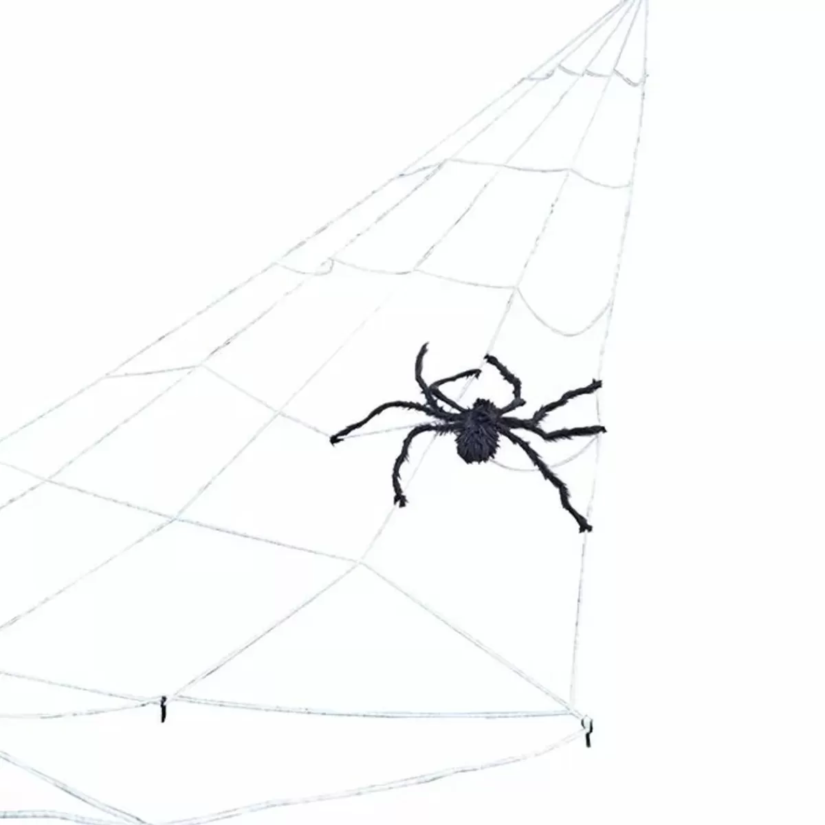 Halloween-Ginger Ray Decoratie Spinnenweb Extra Groot Wit Fright Night