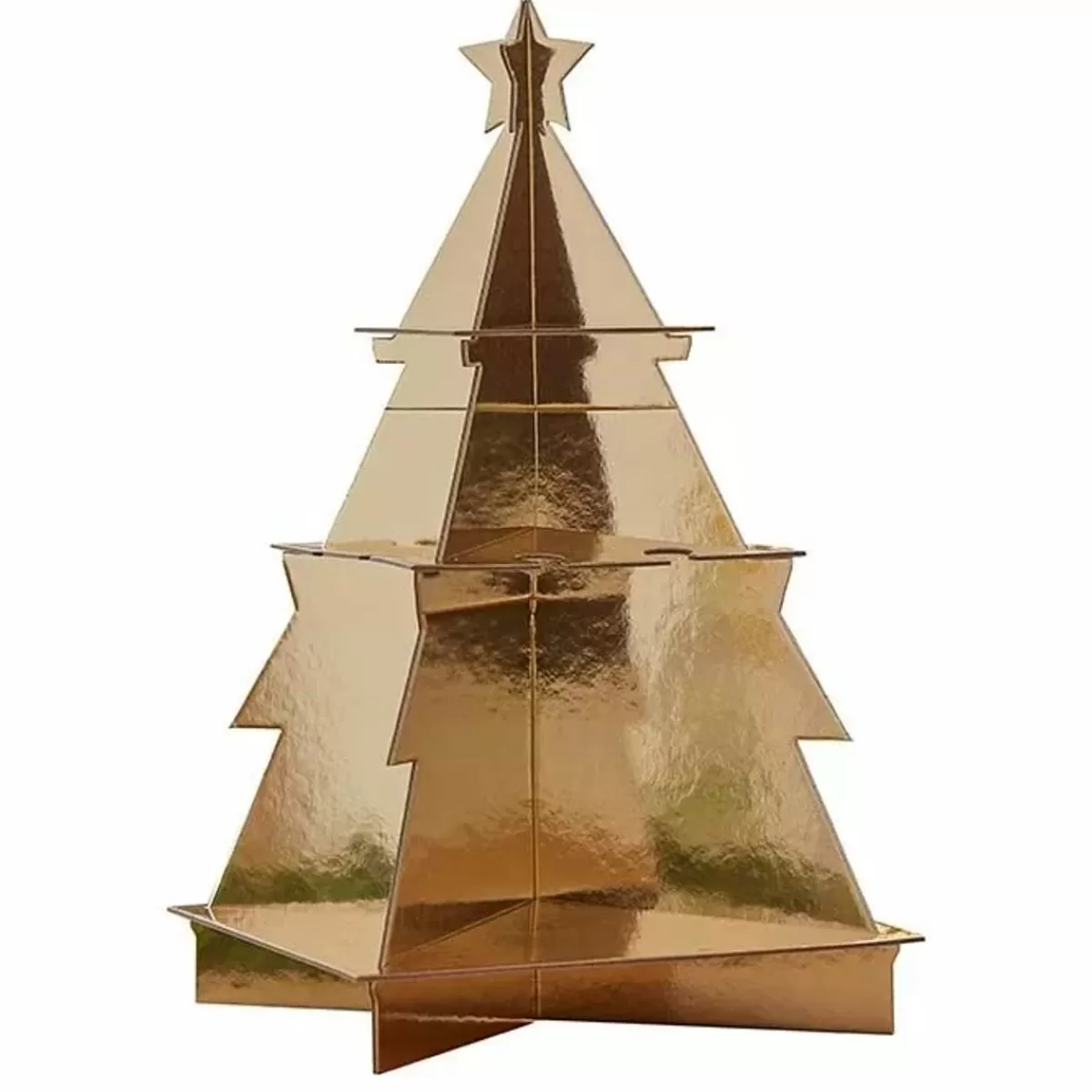 Kerst-Ginger Ray Etagere Kerstboom Goud Deck The Halls