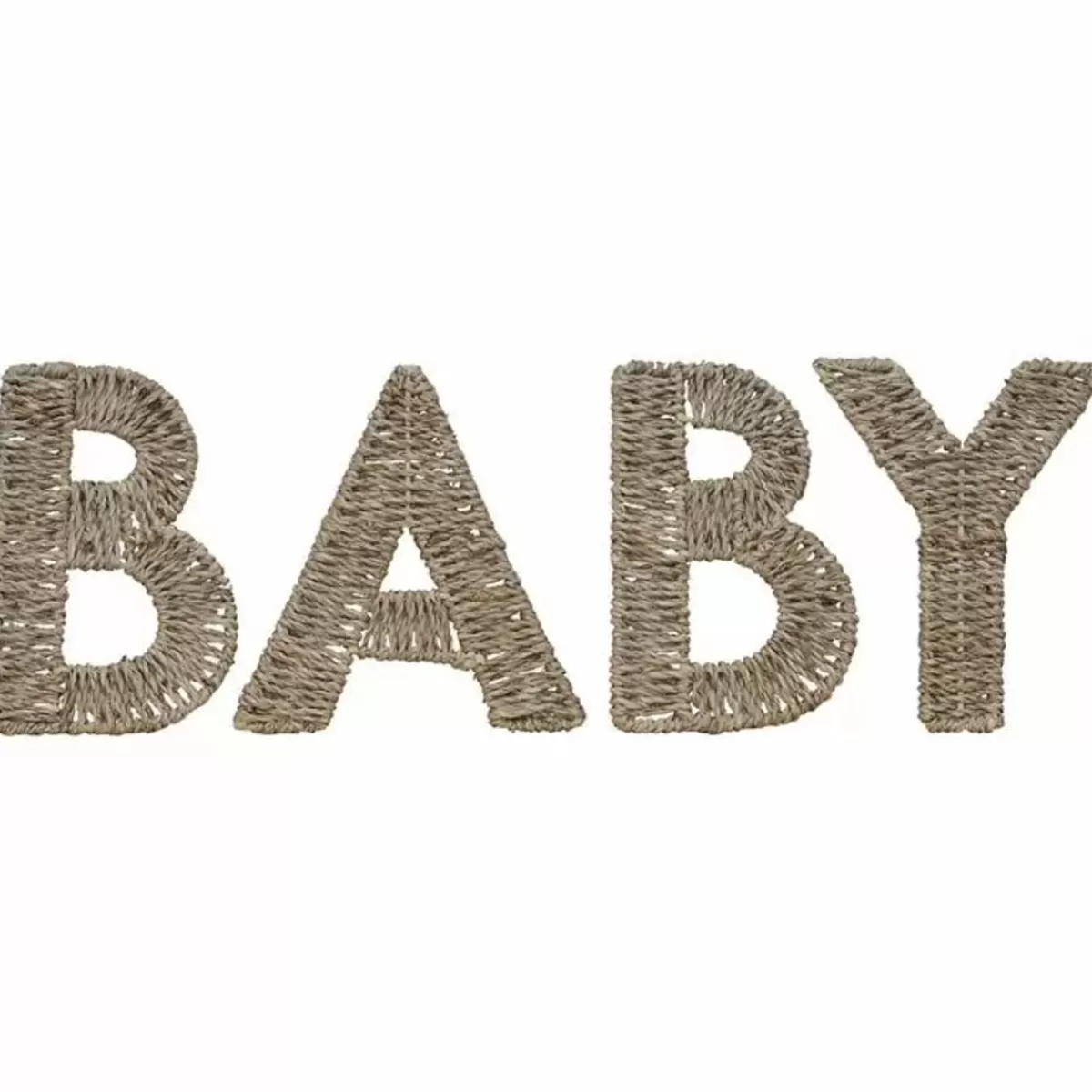 Teddy Bear-Ginger Ray Gevlochten Decoratieletters Baby Hello Baby