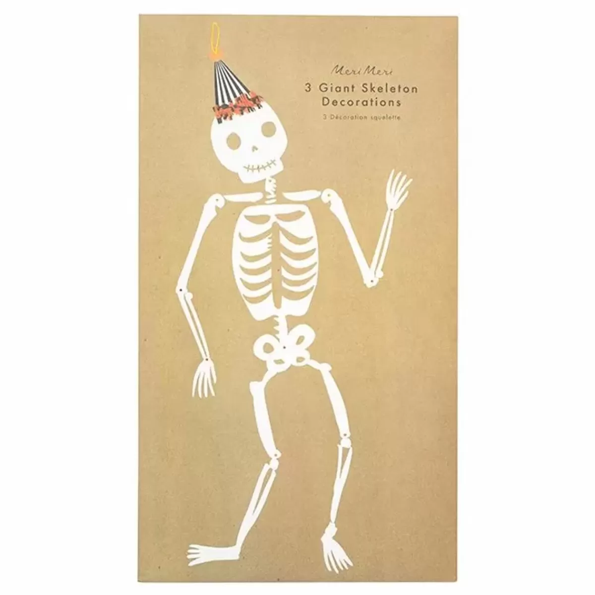 Halloween-Meri Meri Hangdecoratie Skeletten Vintage Halloween (3St)