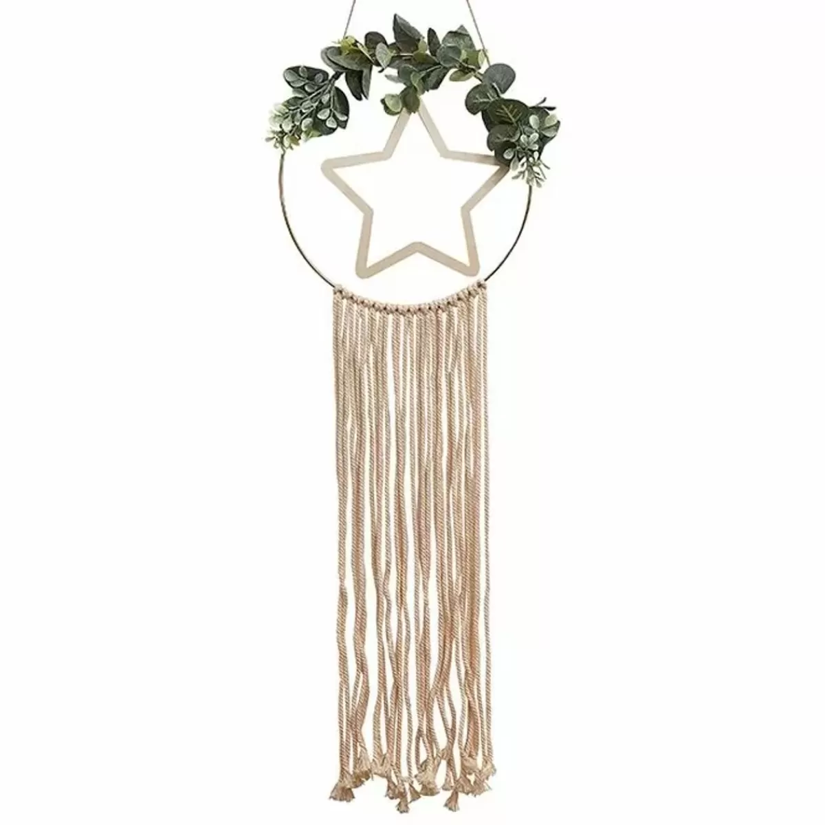 Kerst-Ginger Ray Houten Decoratiehanger Star Nordic Noel