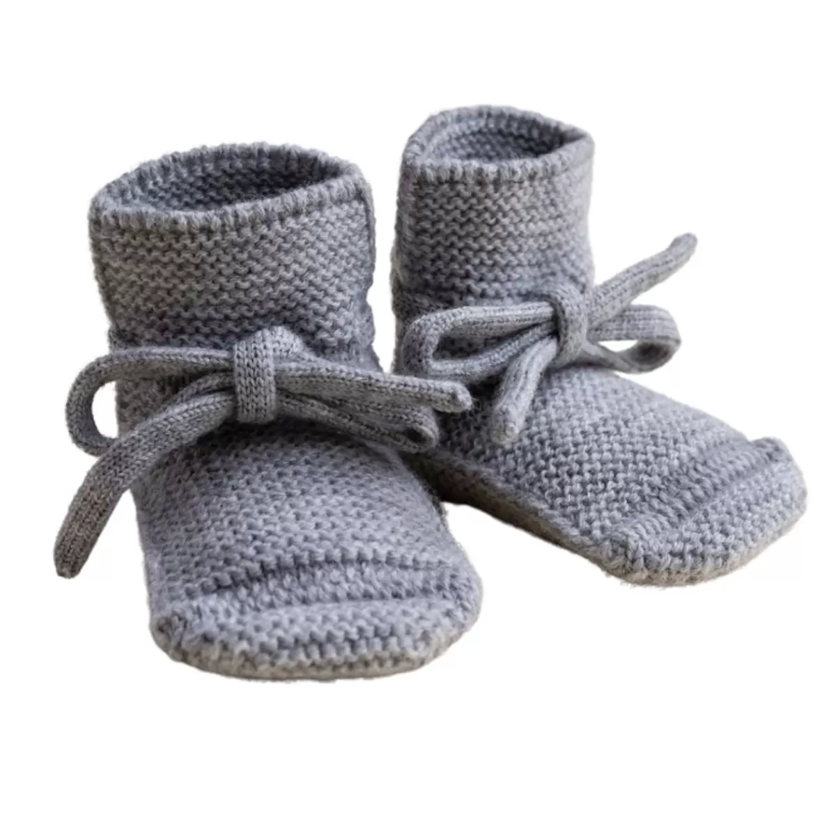 Sloffen-Hvid Slofjes Grey Melange (0-9M)