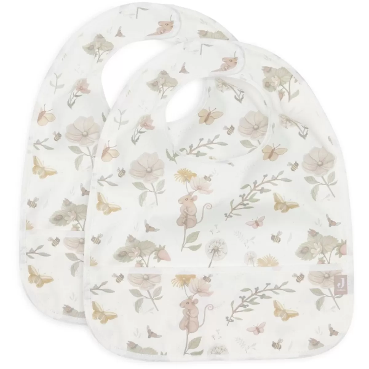 Slabbetjes-Jollein Waterproof Slabben Dreamy Mouse (2St)