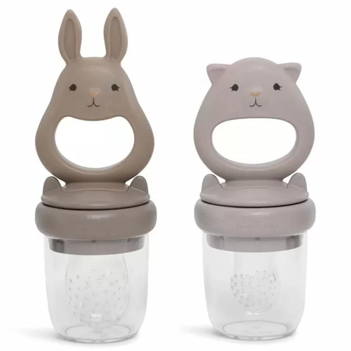 Kinderbestek-Konges Slojd Fruitspenen Bunny Lilax/Shitake (2St)