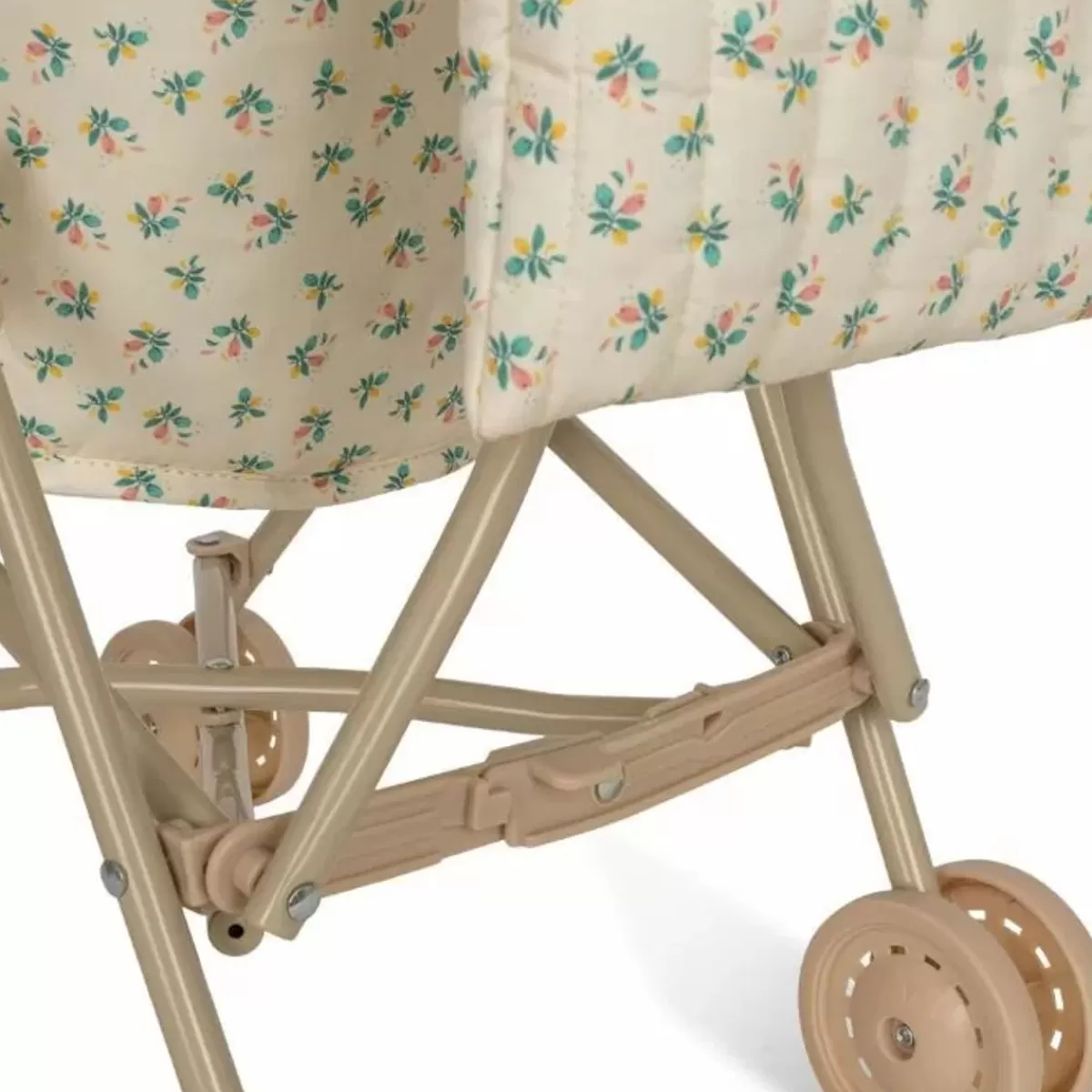 Poppen & Accessoires-Konges Slojd Poppenbuggy Fleur Colore - Vintage Bloemenprint