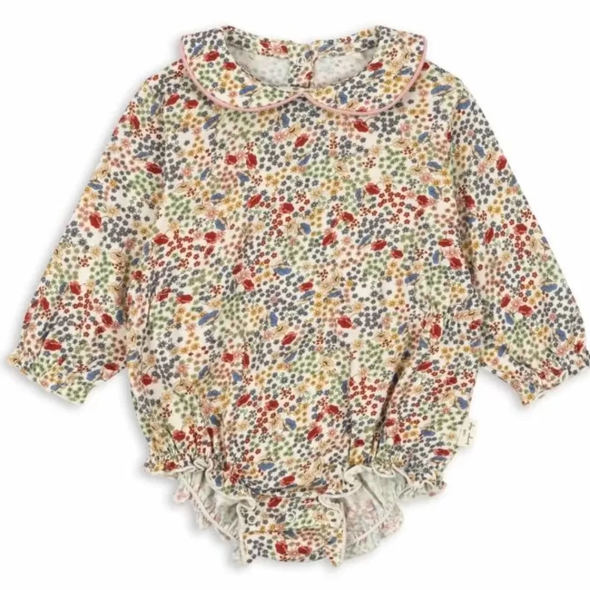 Rompers & Boxpakjes-Konges Slojd Romper Alfie Frill Vivi Ete - Bestel Nu De Perfecte Zomeroutfit