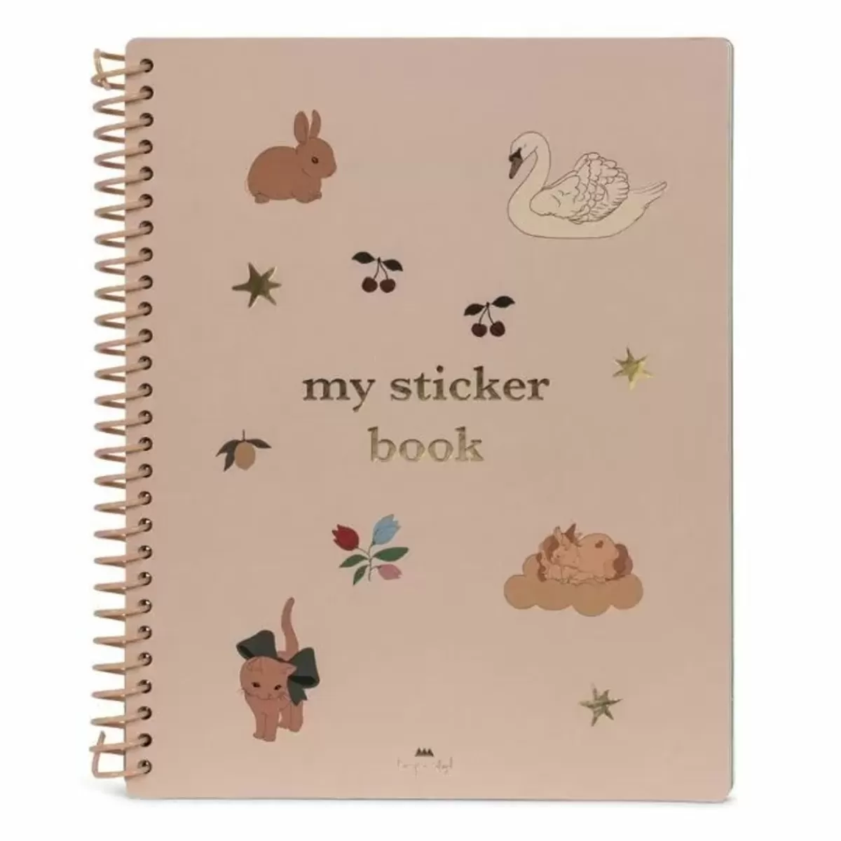 Tekenen En Knutselen-Konges Slojd Stickerboek Blush - Creatief Spel