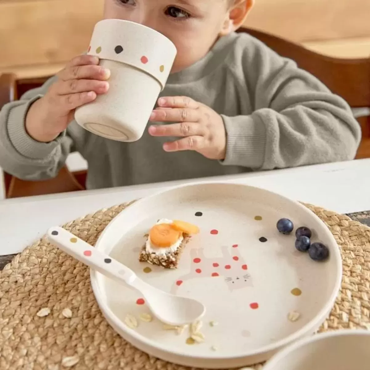 Kinderbordjes-Lässig Lassig Little Mateys Spicy Orange Bord - Functioneel En Kindvriendelijk