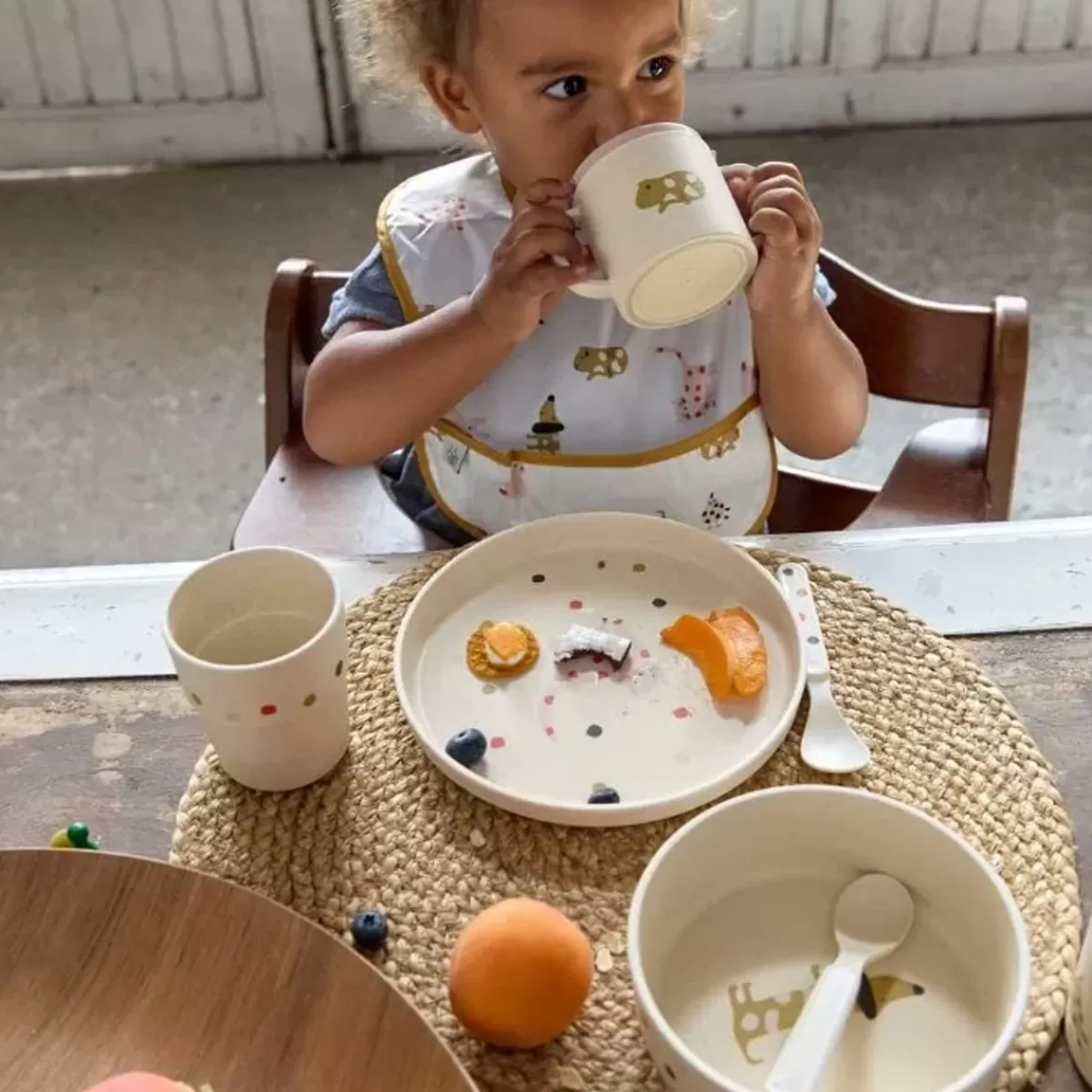 Kinderbordjes-Lässig Lassig Little Mateys Spicy Orange Bord - Functioneel En Kindvriendelijk