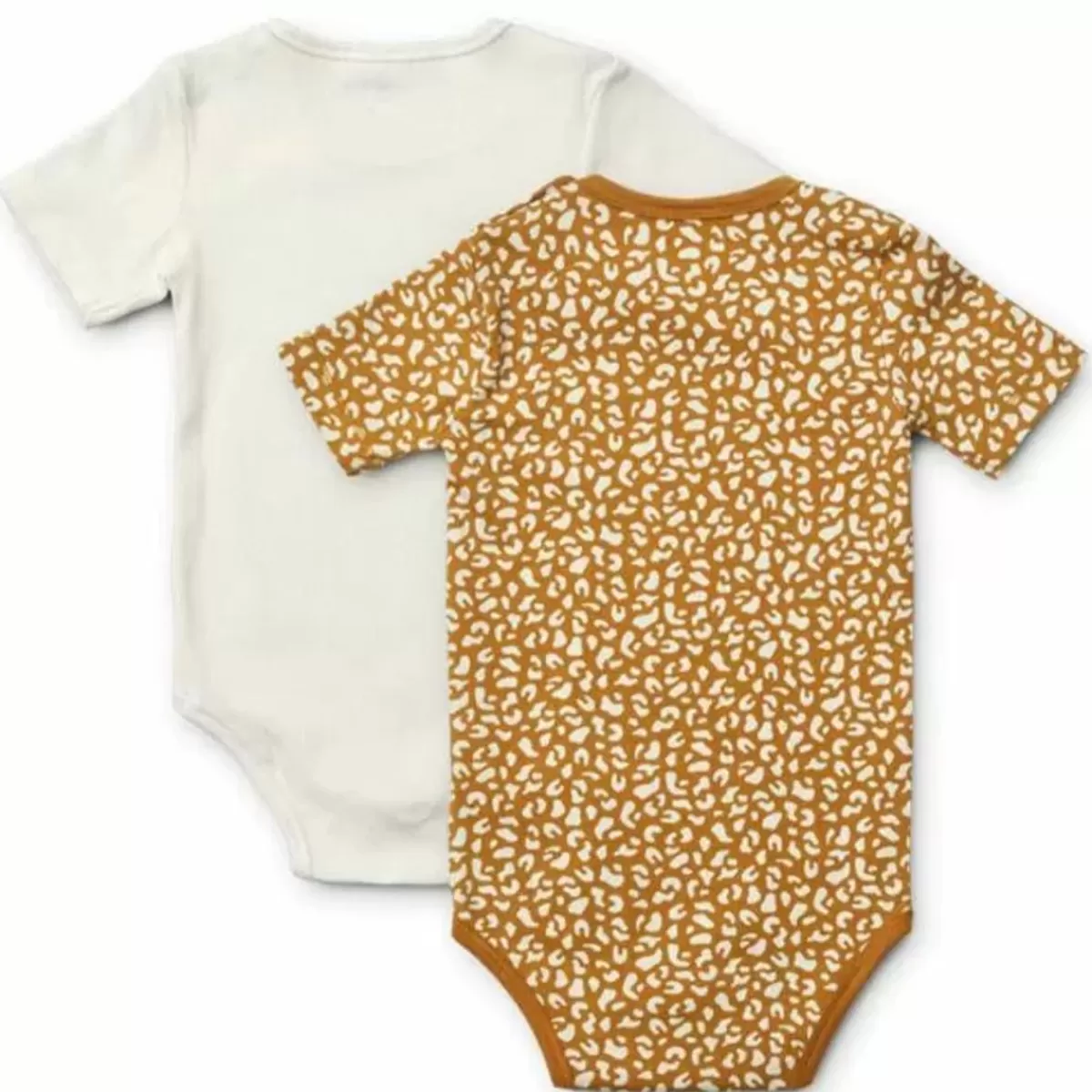 Rompers & Boxpakjes-Liewood Rompers Korte Mouw Yanni Mini Leo/Caramel Mix (2St)