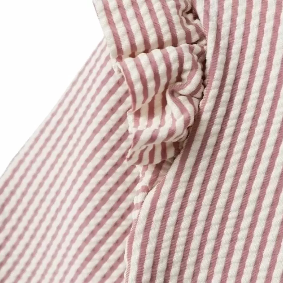 Zwemkleding-Lil' Atelier Lil' Atelier Zwempak Roze Met Ruches | Meisjes Badpak Met Ritssluiting