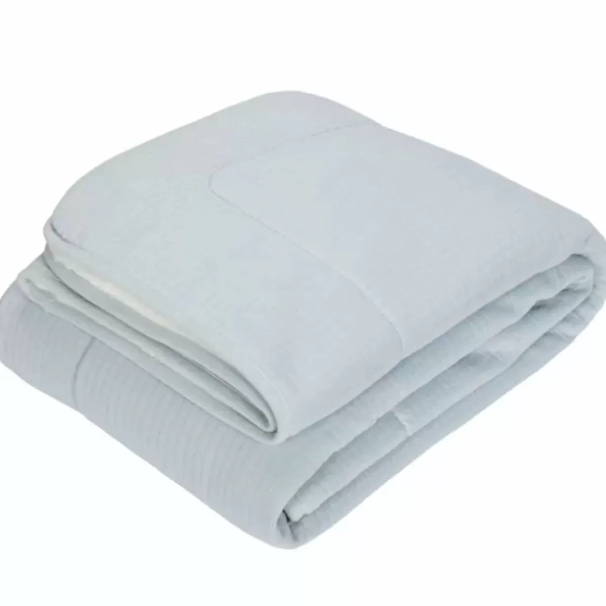 Dekentjes-Little Dutch Ledikantdeken Pure Soft Blue