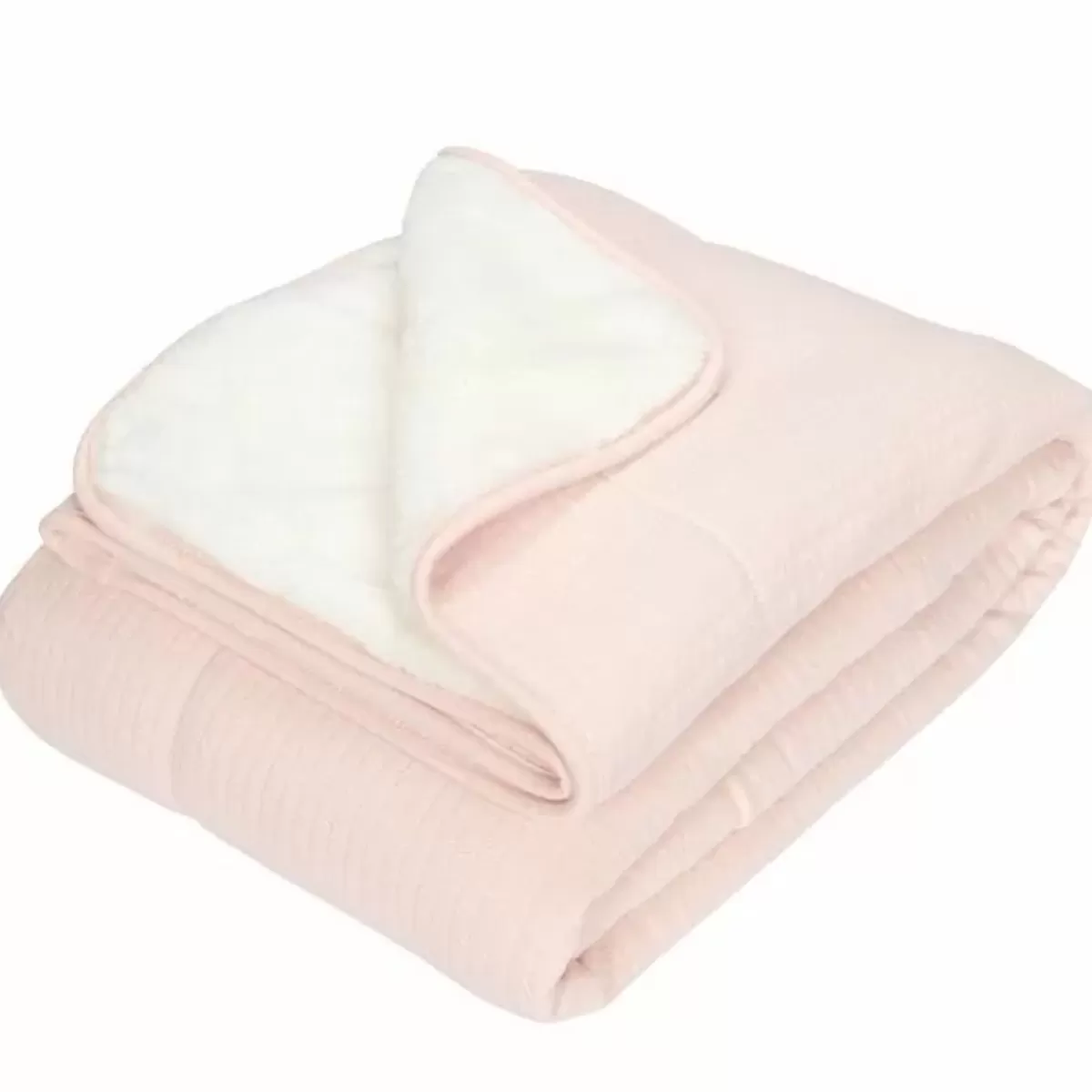 Dekentjes-Little Dutch Ledikantdeken Pure Soft Pink