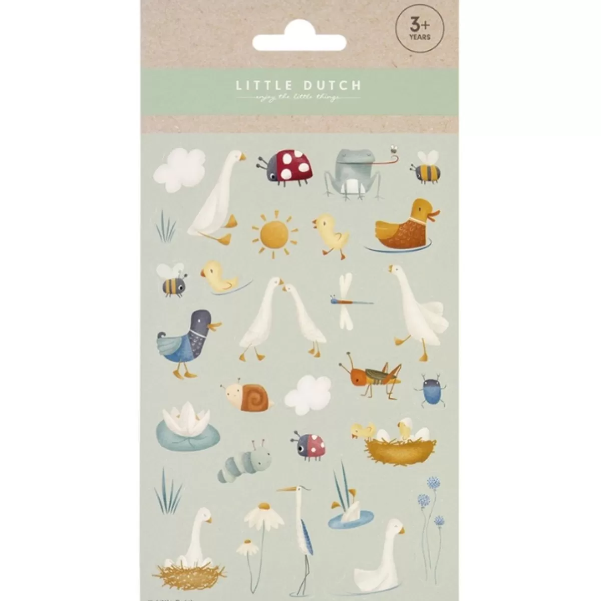 Tekenen En Knutselen-Little Dutch Stickervel Little Goose