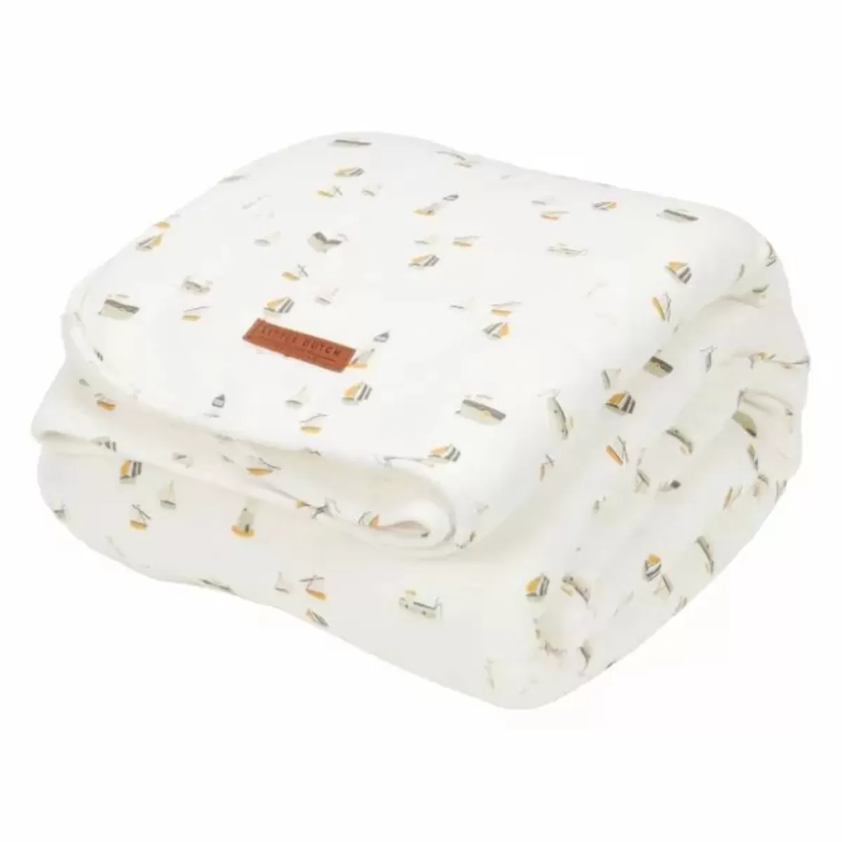 Dekentjes-Little Dutch Wiegdeken Sailors Bay White