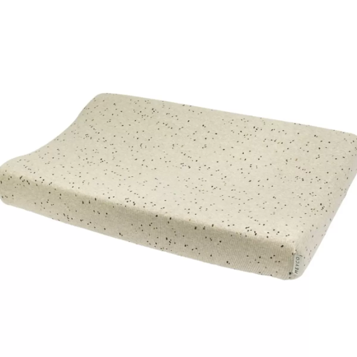 Aankleedkussens & Hoezen-Meyco Aankleedkussenhoes Rib Mini Spot Sand 50X70Cm - Houd Je Kleintje Stijlvol En Comfortabel Gekleed!