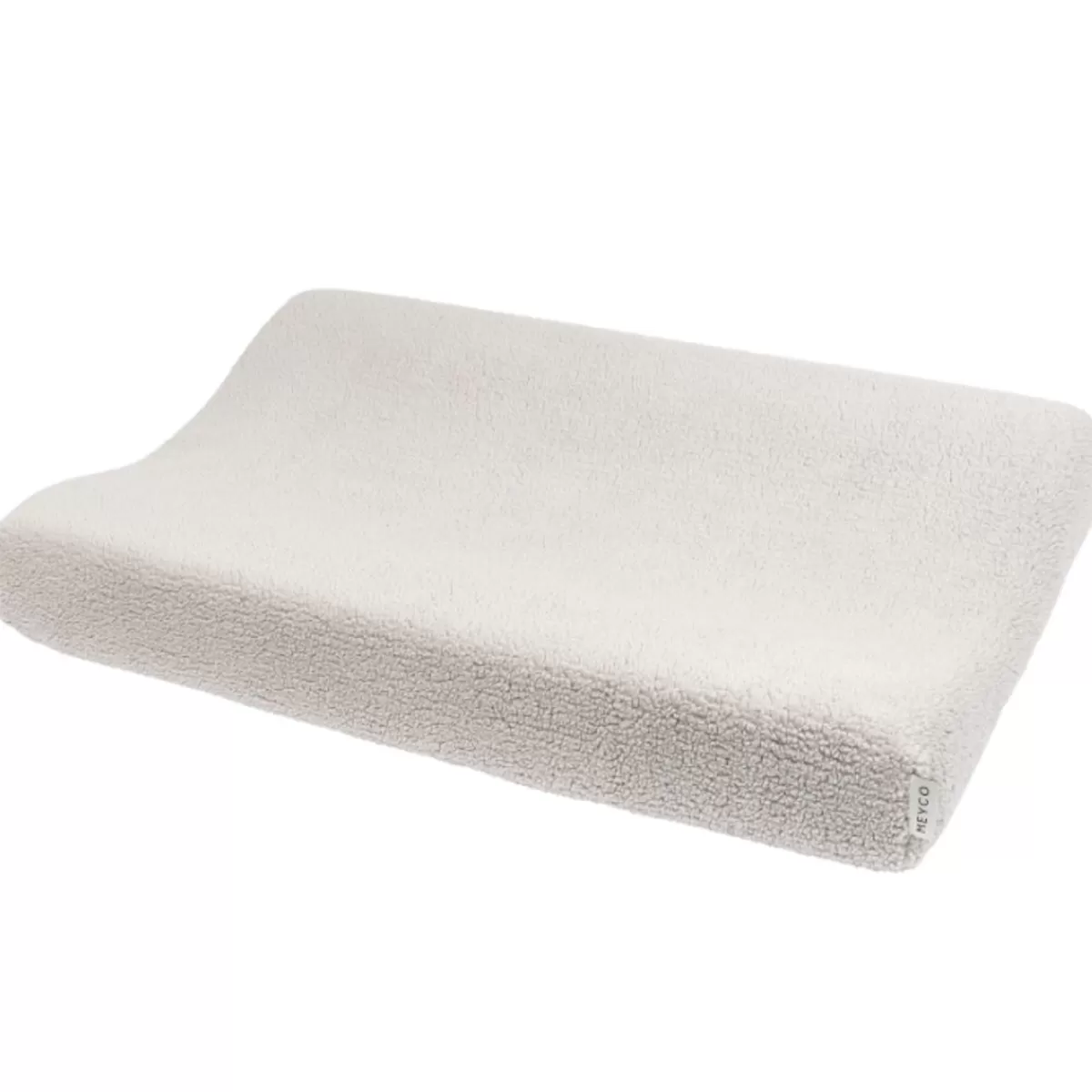 Aankleedkussens & Hoezen-Meyco Aankleedkussenhoes Teddy Greige - Zachte En Stijlvolle Kussenhoes Voor Jouw Baby - 50X70Cm