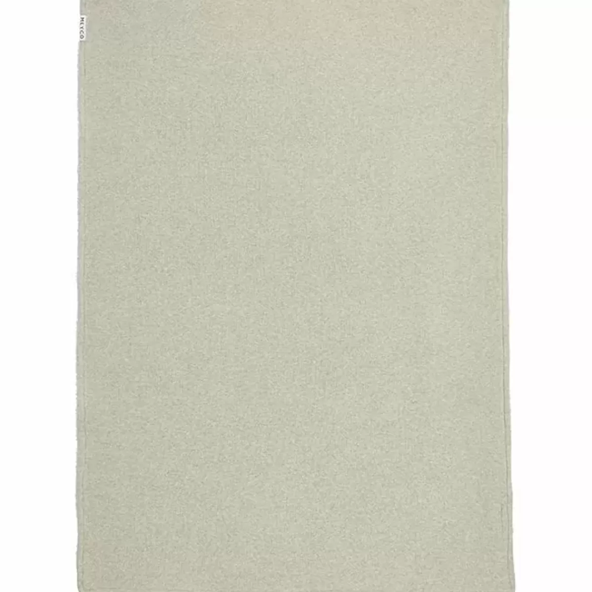 Dekentjes-Meyco Ledikantdeken Knit Basic Fleece Sand Melange