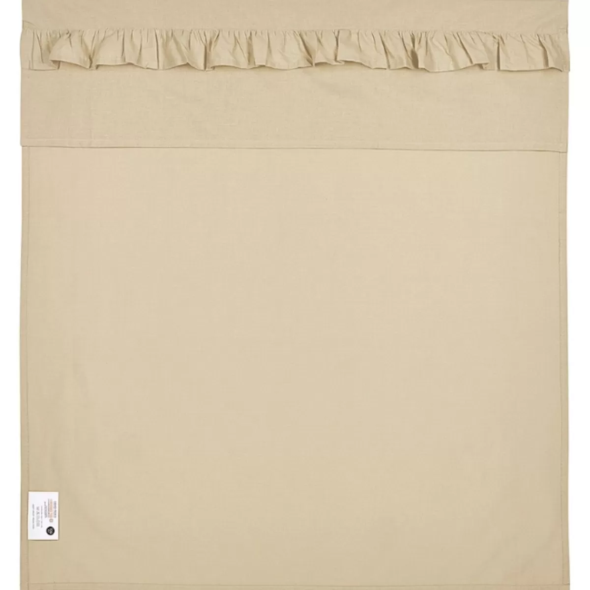 Lakens-Meyco Ledikantlaken Met Ruffle In Zandkleur - 100X150Cm - Luxe En Stijlvol