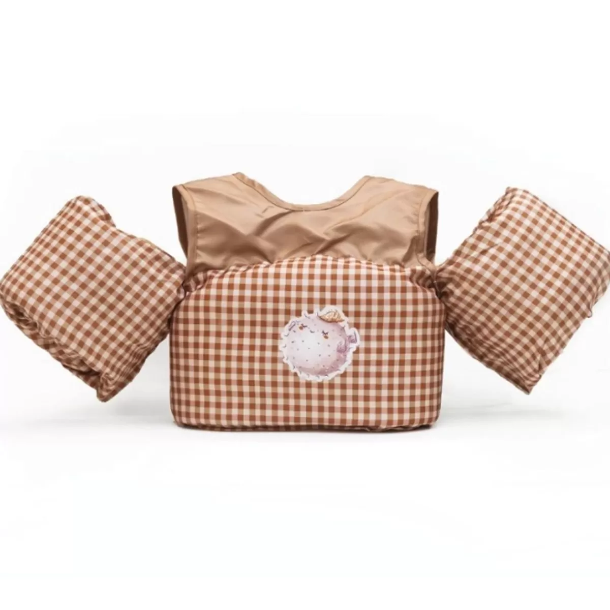 Zwemkleding-Mrs. Ertha Zwemvest Vintage Squares (2-6 Jaar)