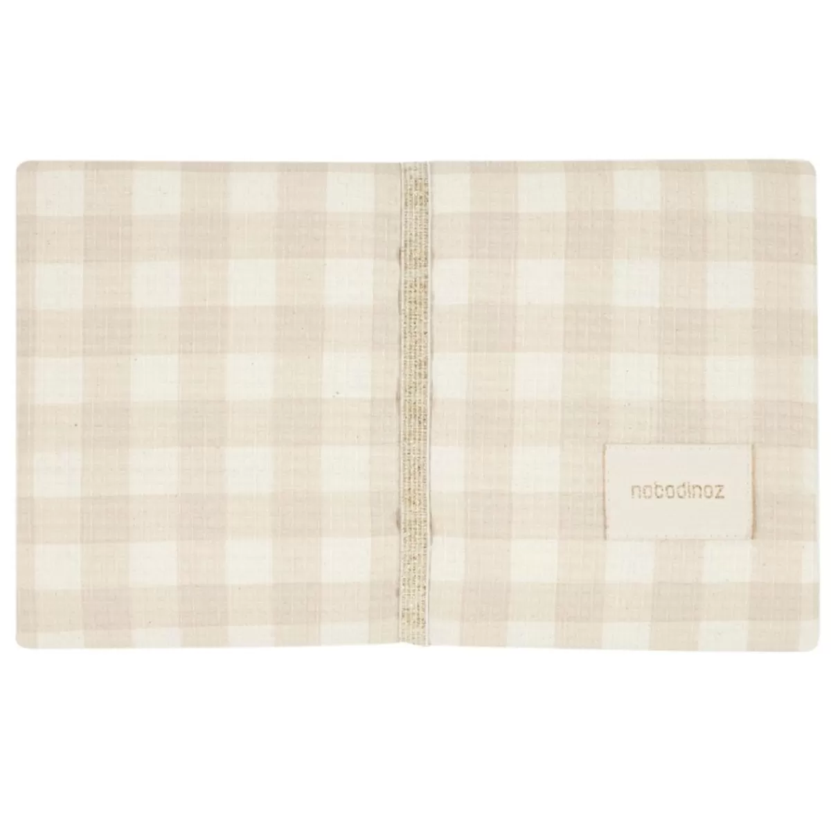 Verschoningsmatjes-Nobodinoz Verschoonmatje Mozart Ivory Checks