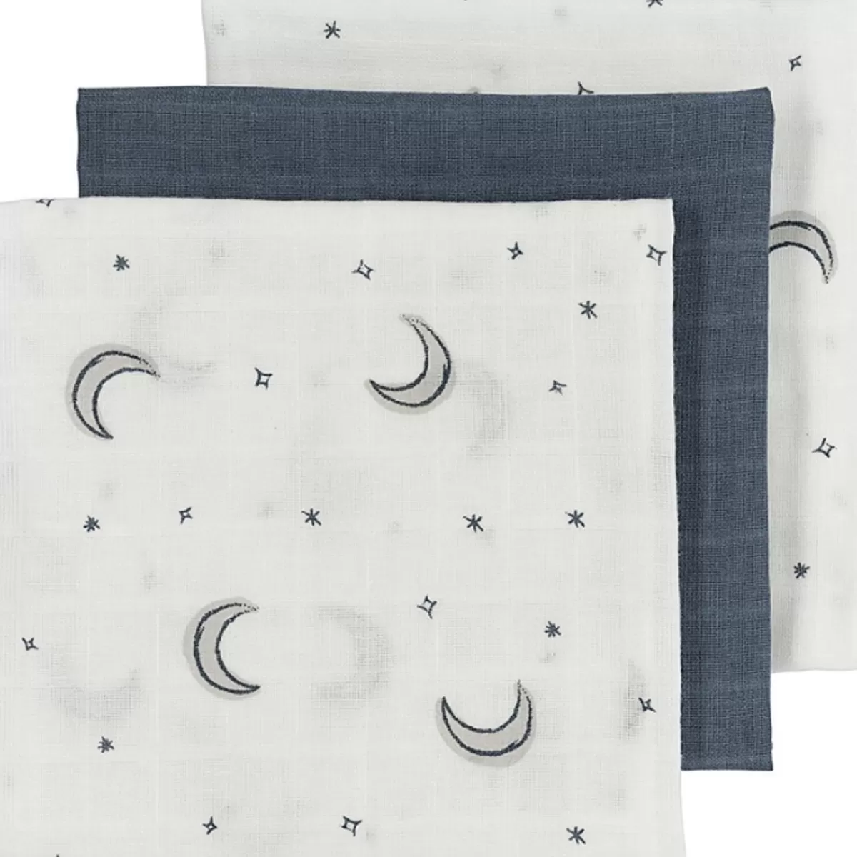 Hydrofiele Doeken-Meyco Ontdek De Luxueuze Hydrofiele Doeken Moon Indigo - Perfect Voor Jouw Baby!