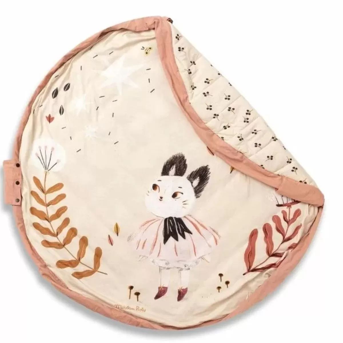 Speelkleden-Play & Go Play & Go Opbergtas En Speelmat Moulin Roty Apres La Pluie
