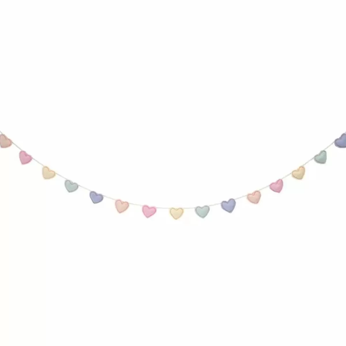 Muurdecoratie-Meri Meri Vilten Slinger Heart