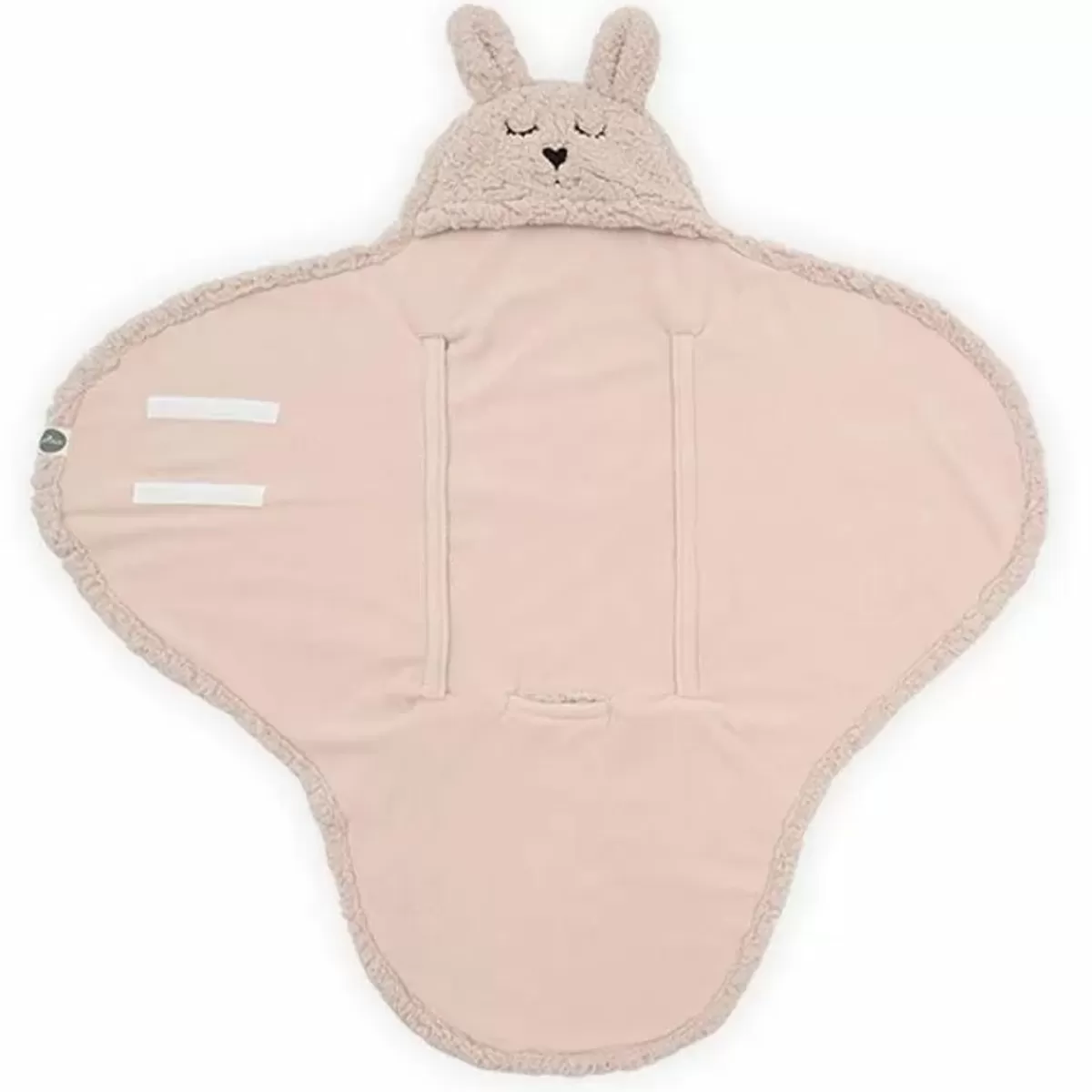 Dekentjes-Jollein Wikkeldeken Bunny Pale Pink