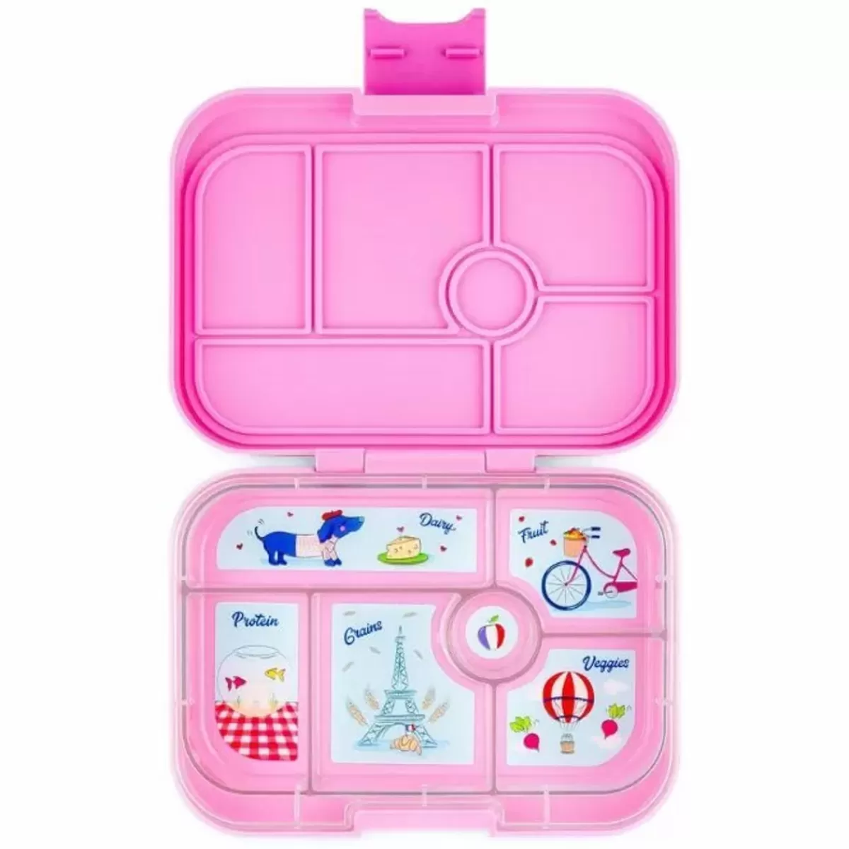 Broodtrommels-Yumbox Lunchbox Bento Fifi Pink/Paris 6 Vakken