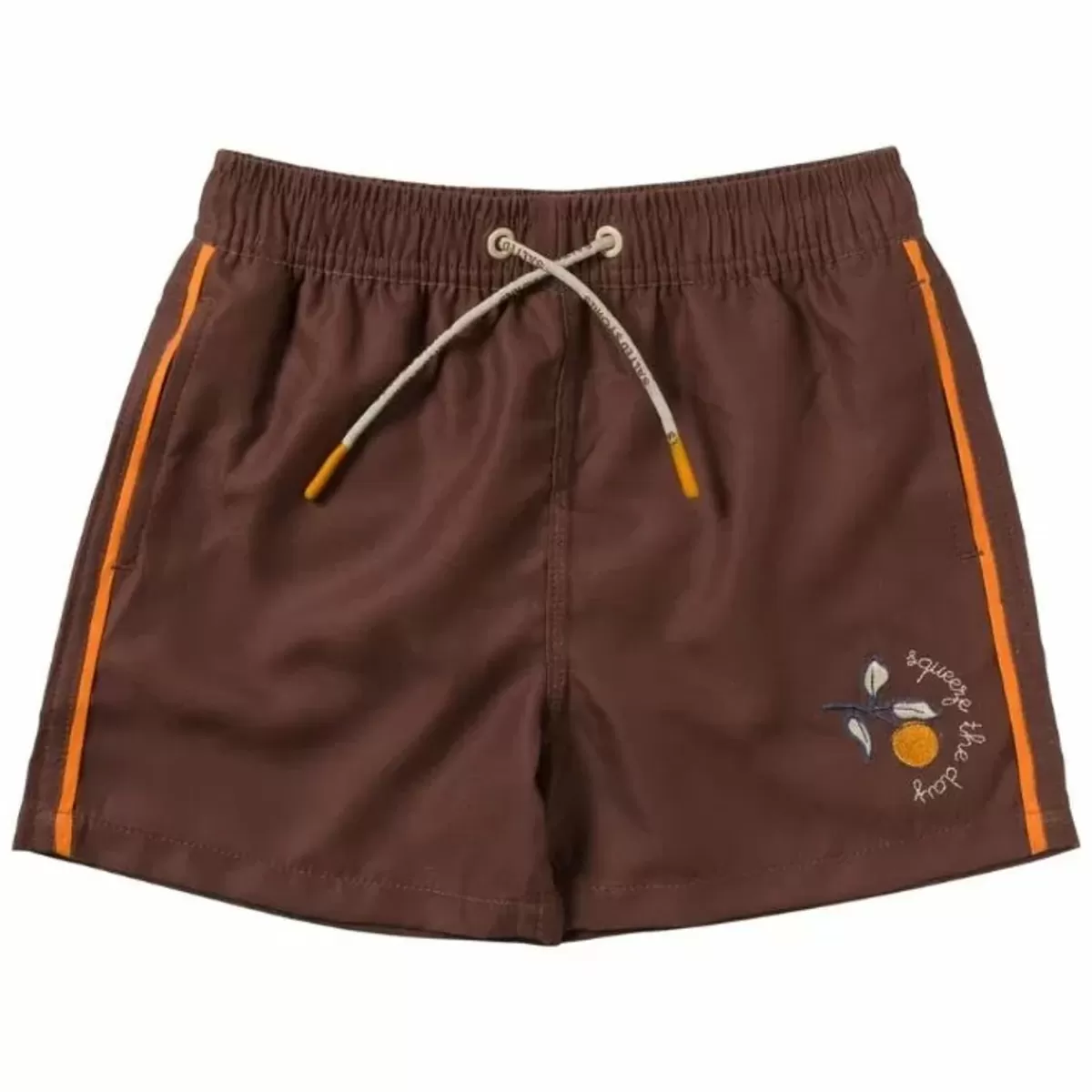Zwemkleding-Salted Stories Zwembroek Stef In Solide Carob Bruin Bestellen -